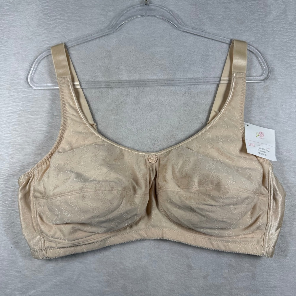 ABC American Breast Care 103 Rose Contour Mastectomy Bra Beige 46DDD Wireless